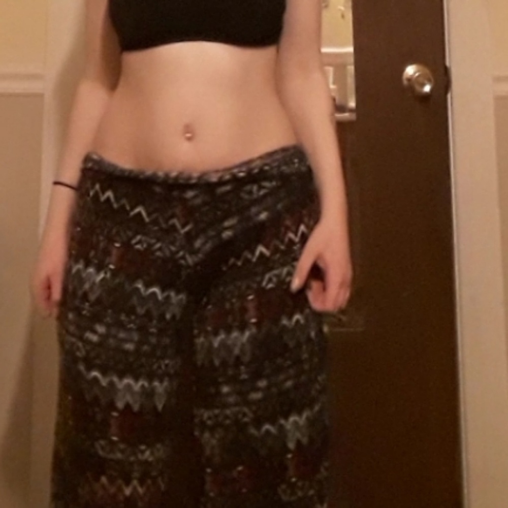 Bohemian flowy pants
